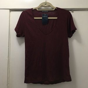 Brandy Melville NWT V neck tee osfm